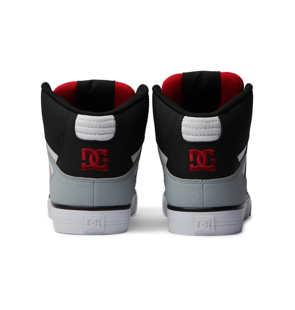 Basket Montante DC Shoes France Pure Noir Grise Rouge Homme | EPI-8453310