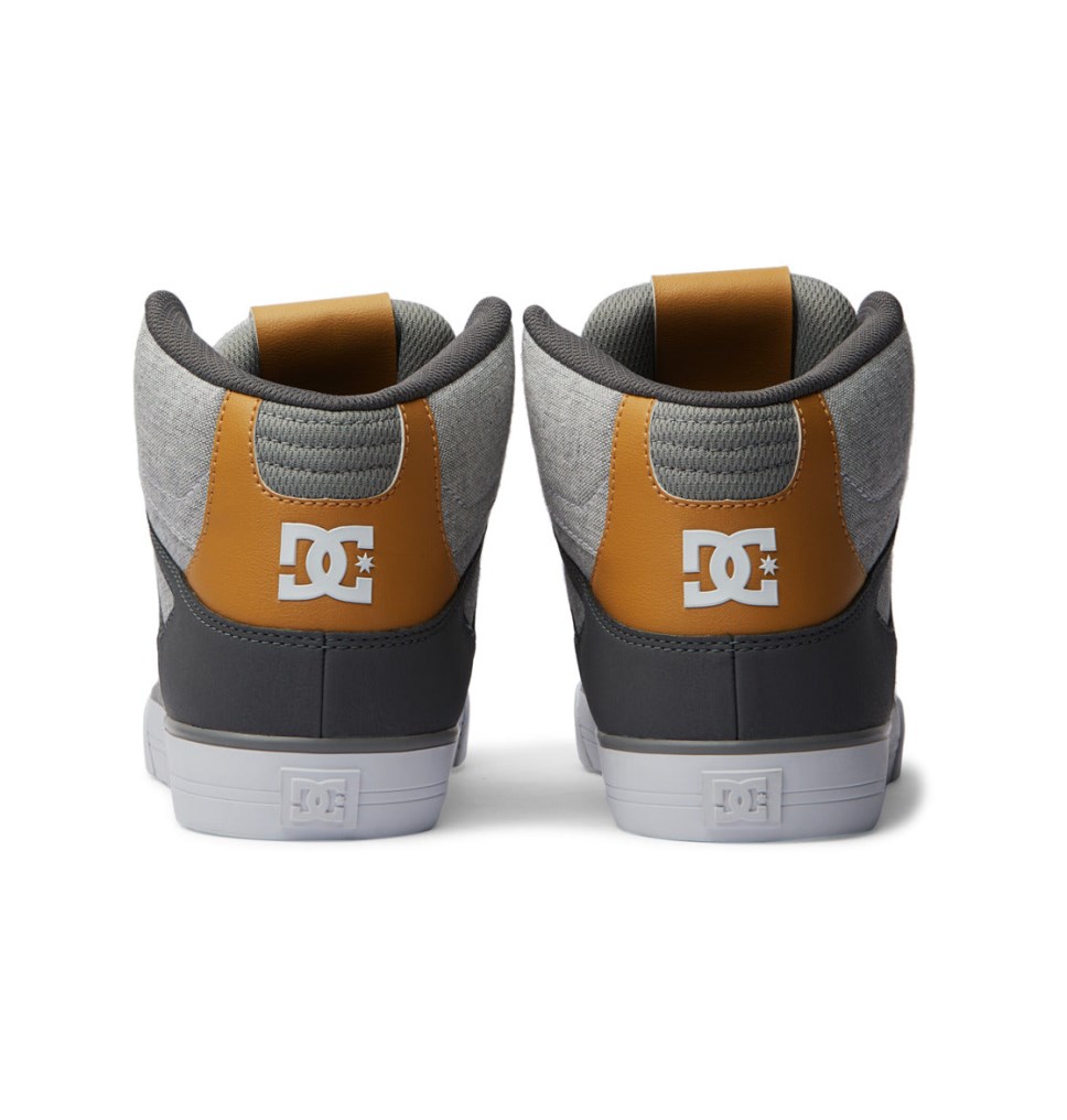 Basket Montante DC Shoes France Pure Grise Blanche Homme | PLG-1197462