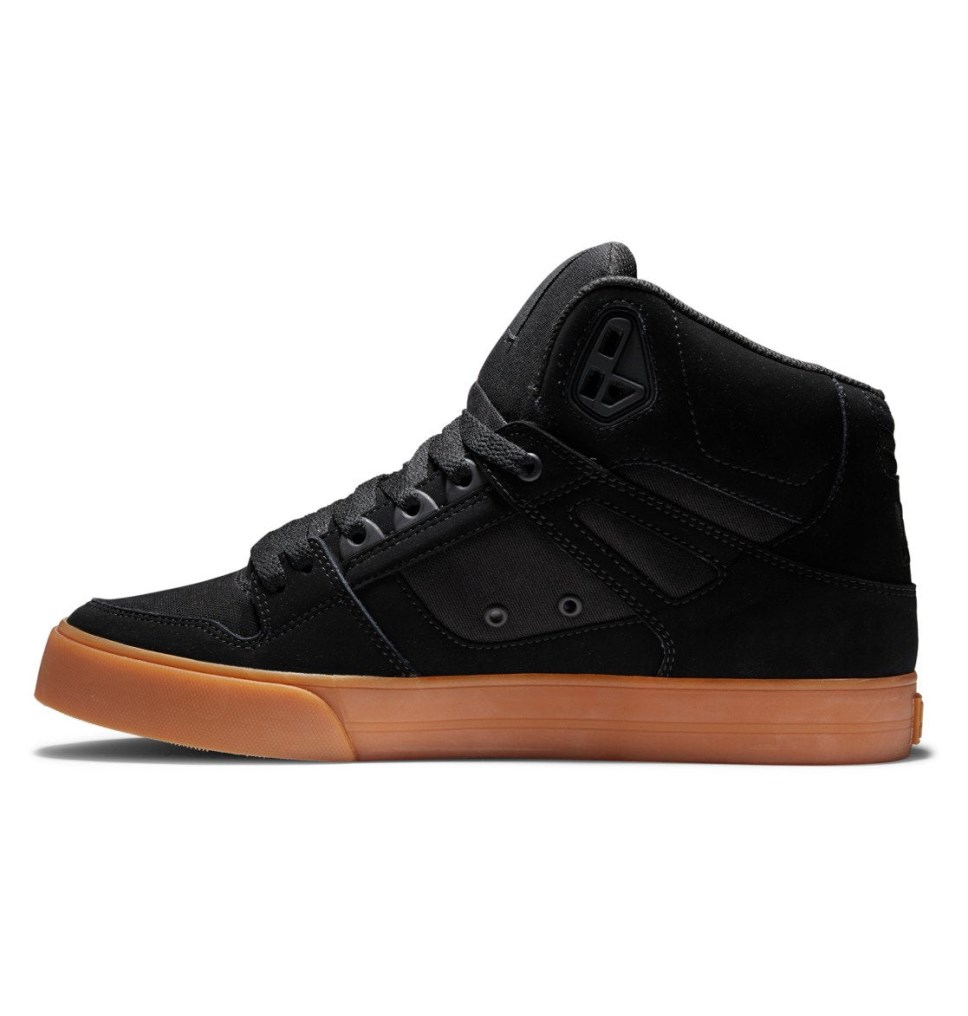 Basket Montante DC Shoes France Pure Noir Homme | ULU-0207646