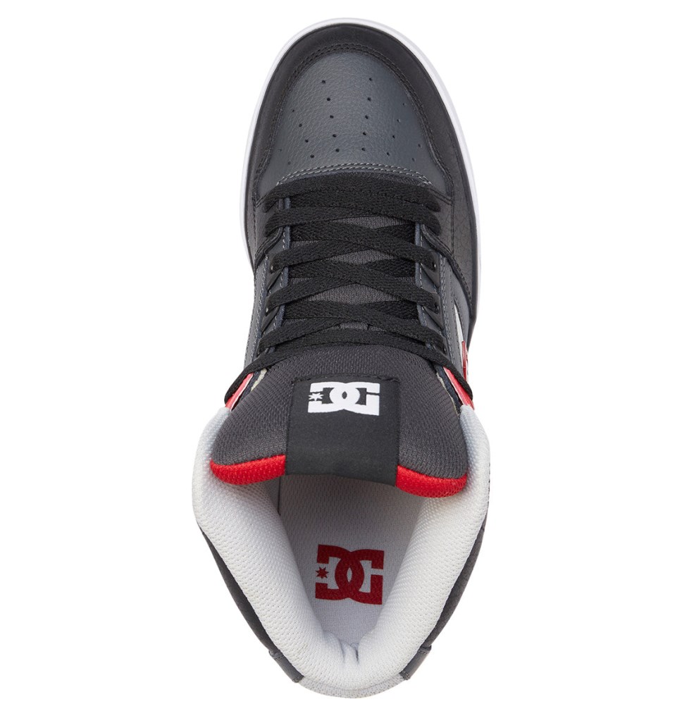 Basket Montante DC Shoes France Pure Grise Rouge Homme | BQB-7457499