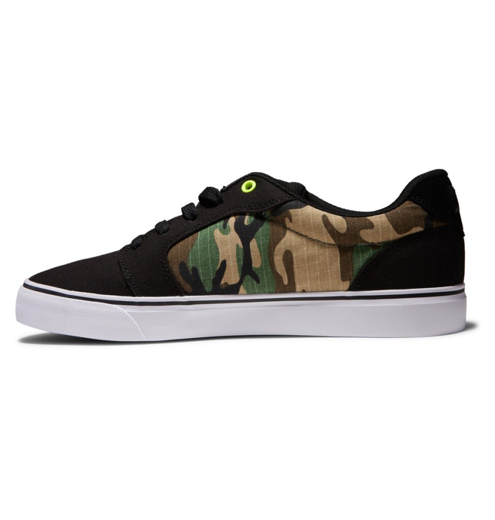 Basket DC Shoes France Anvil Canvas Noir Camouflage Homme | SBB-0253212