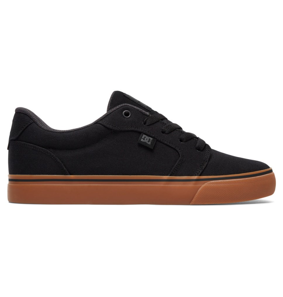 Basket DC Shoes France Anvil Canvas Noir Homme | XVV-7789712