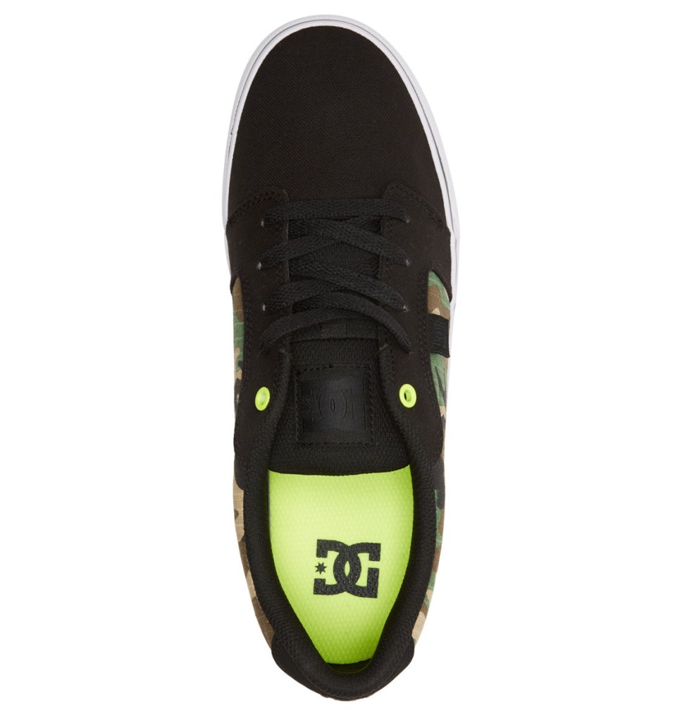 Basket DC Shoes France Anvil Canvas Noir Camouflage Homme | SBB-0253212