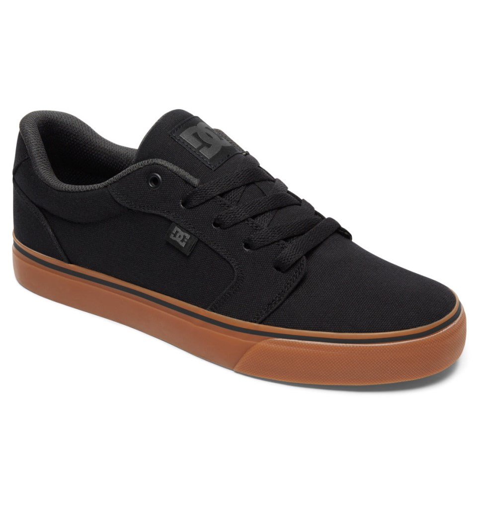 Basket DC Shoes France Anvil Canvas Noir Homme | XVV-7789712