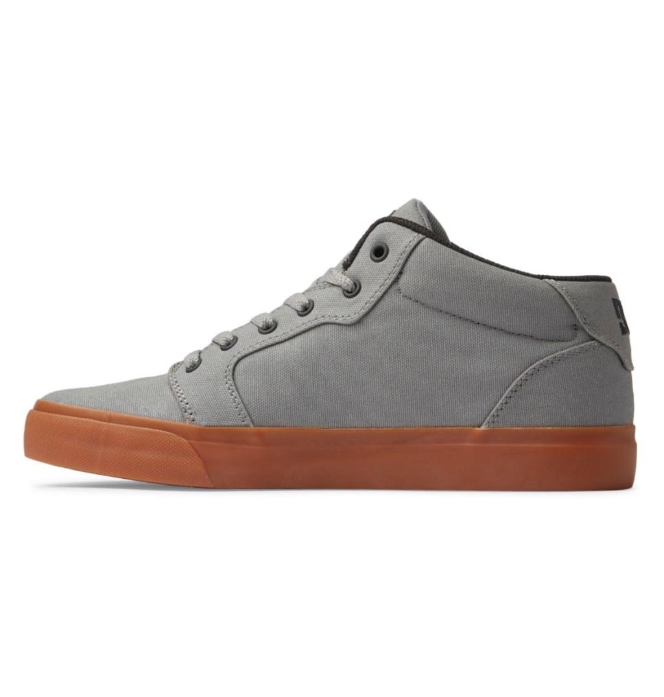 Basket DC Shoes France Anvil Mid Grise Homme | CKR-7968877