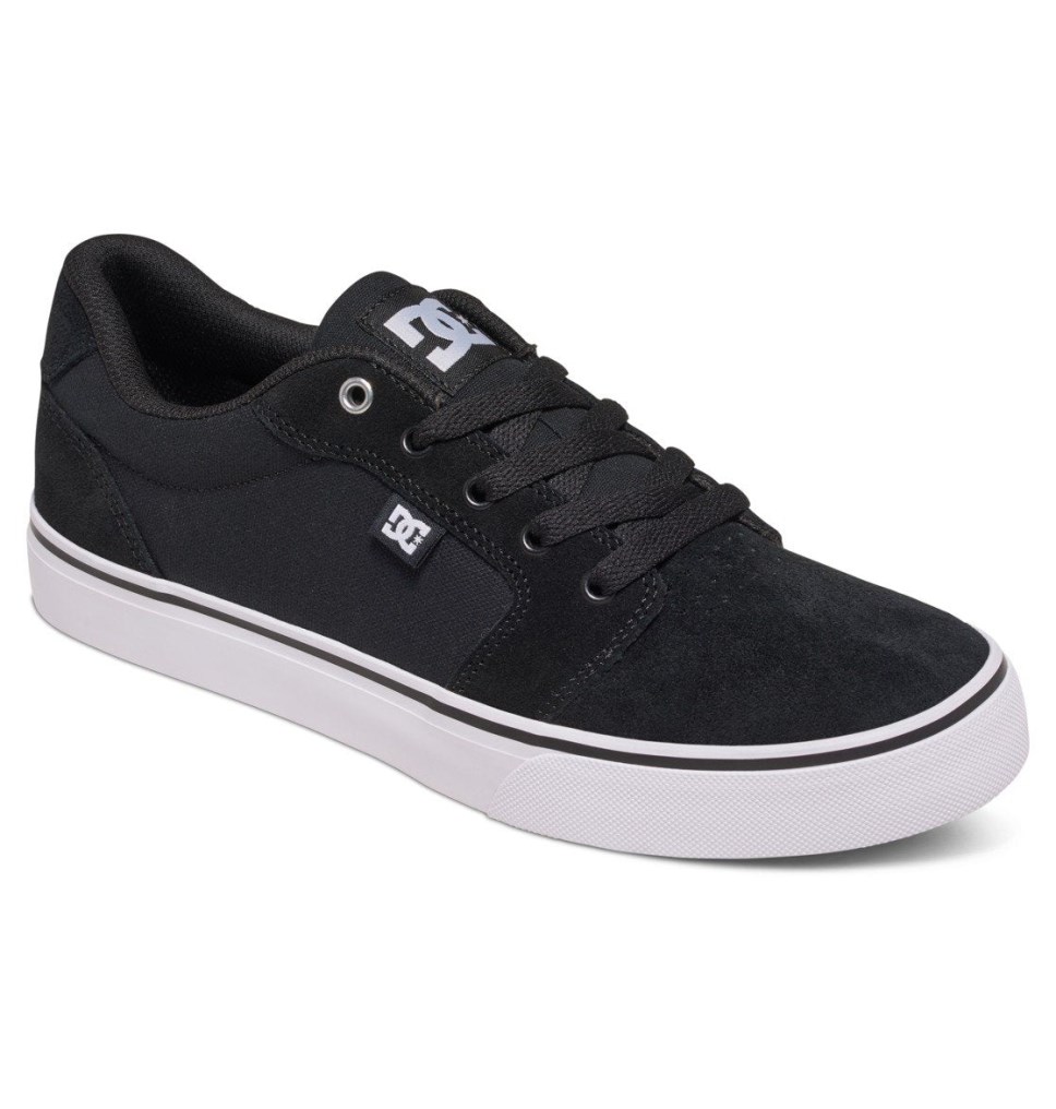 Basket DC Shoes France Anvil Noir Blanche Noir Homme | QMP-6350803