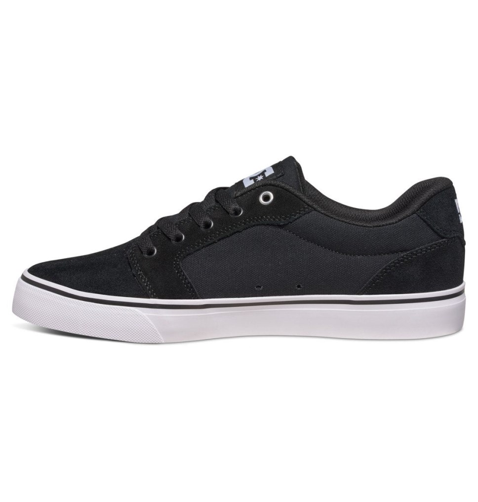 Basket DC Shoes France Anvil Noir Blanche Noir Homme | QMP-6350803