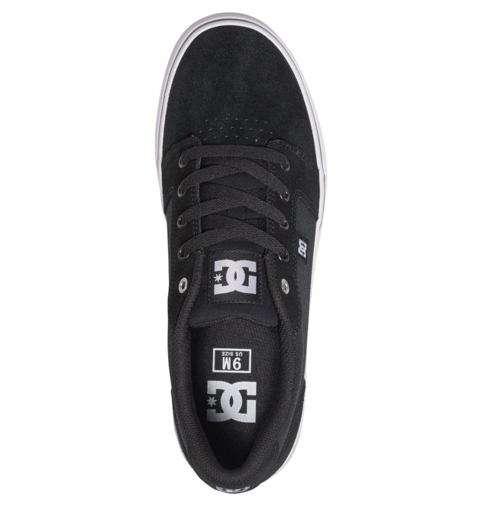 Basket DC Shoes France Anvil Noir Blanche Noir Homme | QMP-6350803