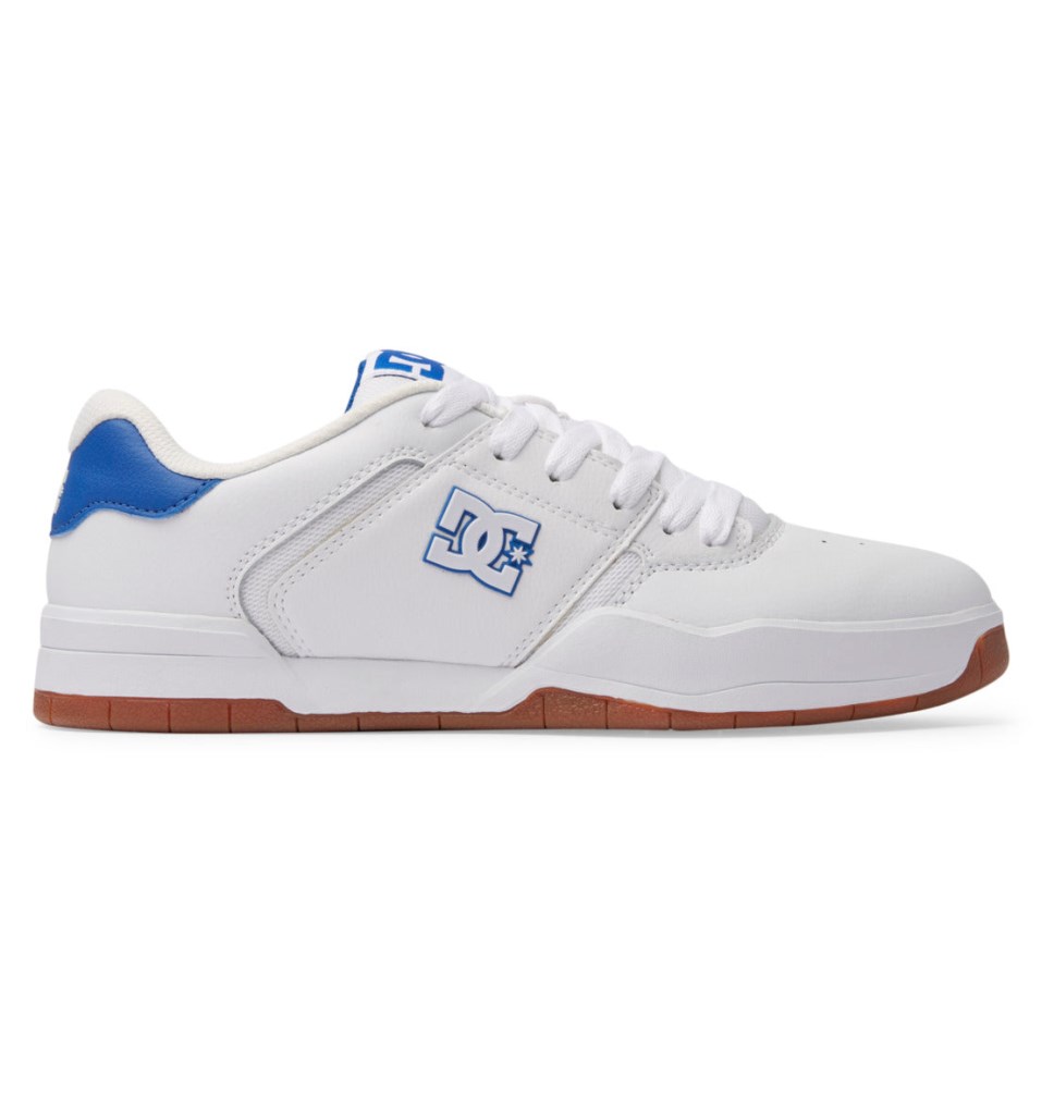 Basket DC Shoes France Central Blanche Bleu Homme | ZZD-2940924