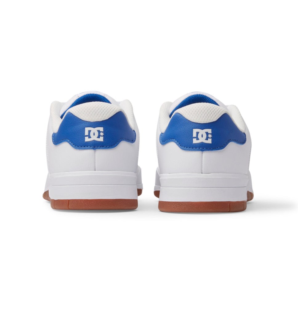 Basket DC Shoes France Central Blanche Bleu Homme | ZZD-2940924