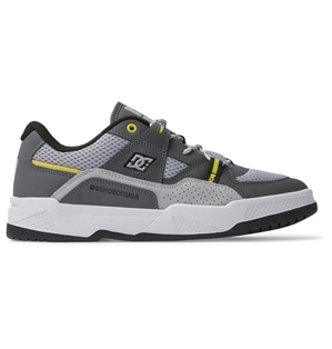 Basket DC Shoes France Construct Blanche Grise Jaune Homme | MJA-9235652