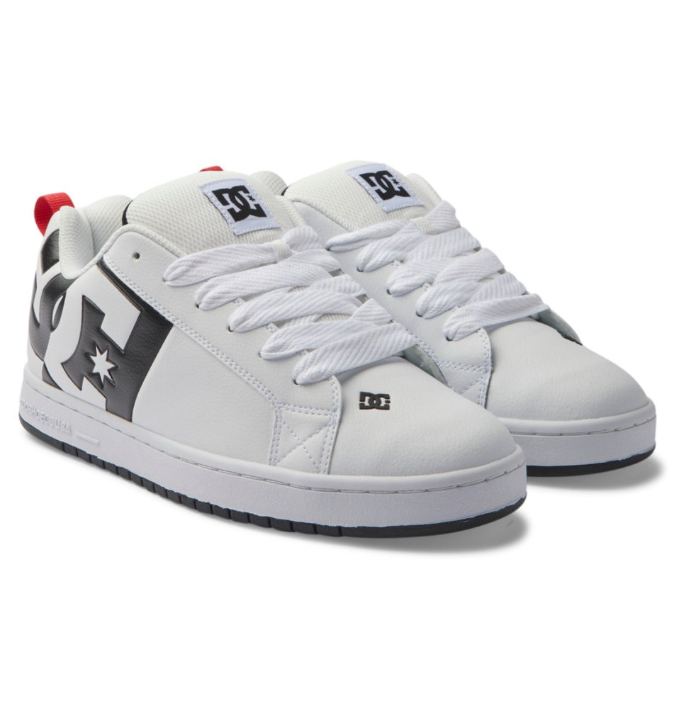 Basket DC Shoes France Court Graffik Blanche Noir Homme | LJV-9349088