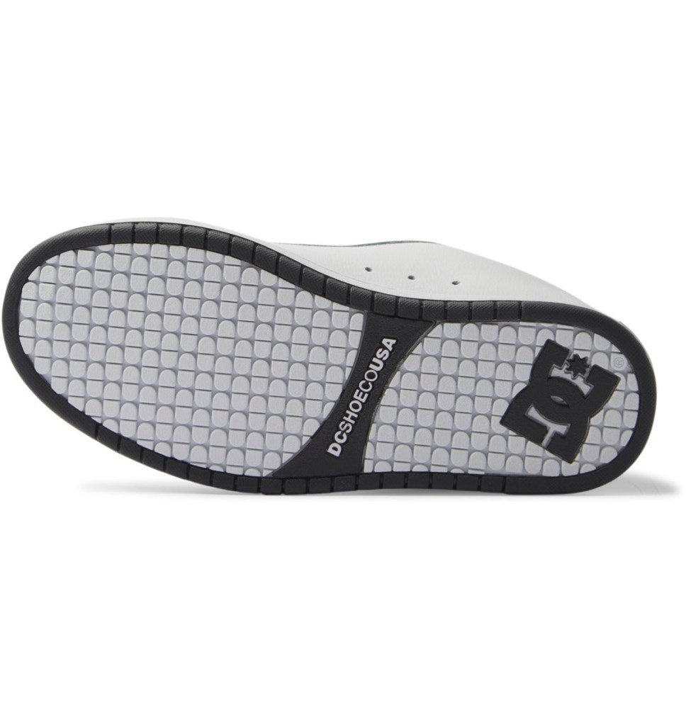 Basket DC Shoes France Court Graffik Blanche Noir Homme | LJV-9349088