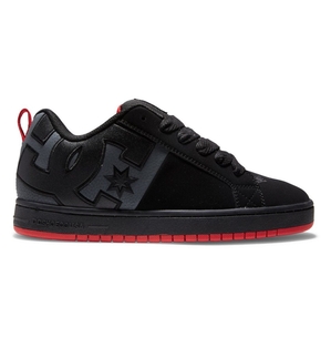 Basket DC Shoes France Court Graffik Noir Grise Rouge Homme | UNF-8585702