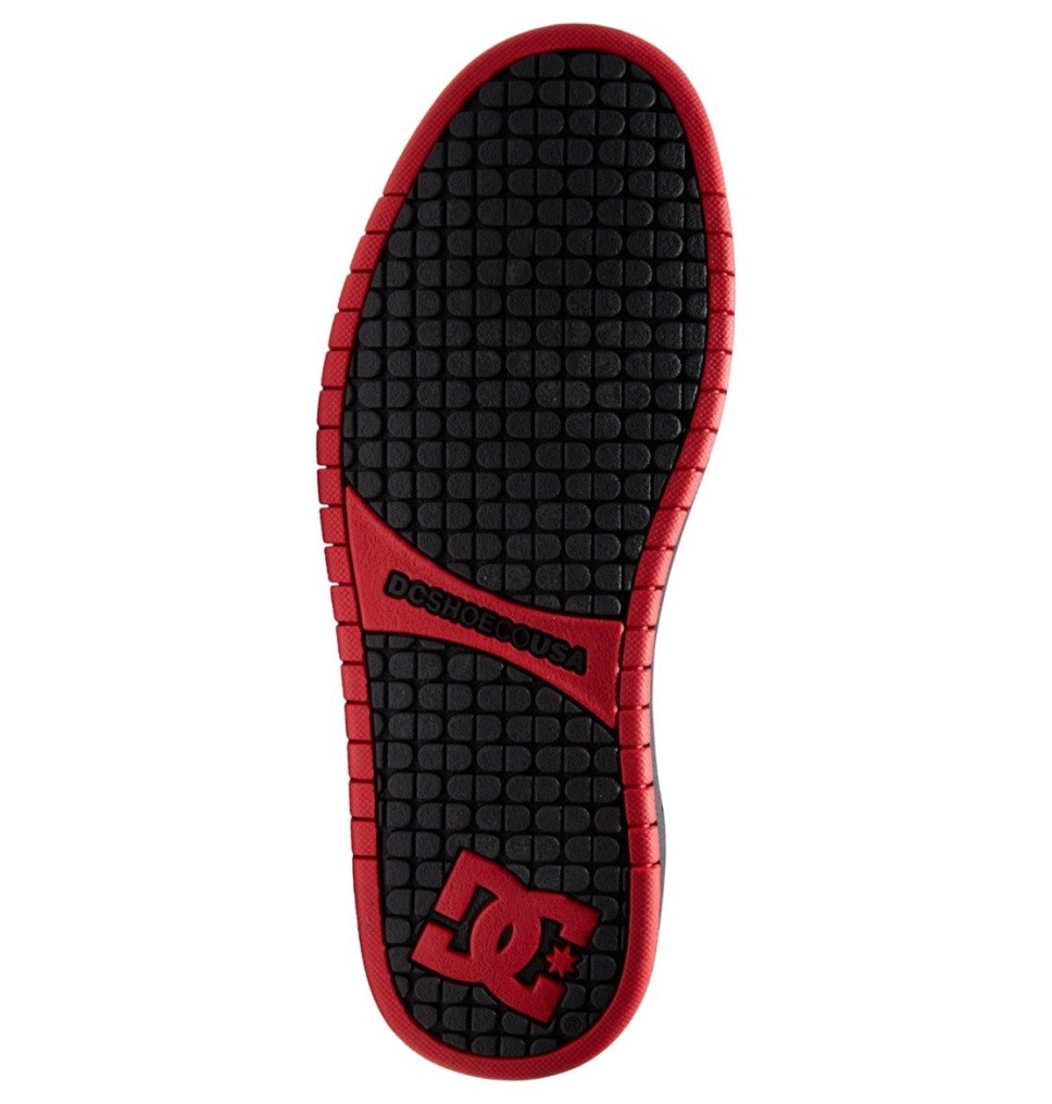 Basket DC Shoes France Court Graffik Noir Grise Rouge Homme | UNF-8585702