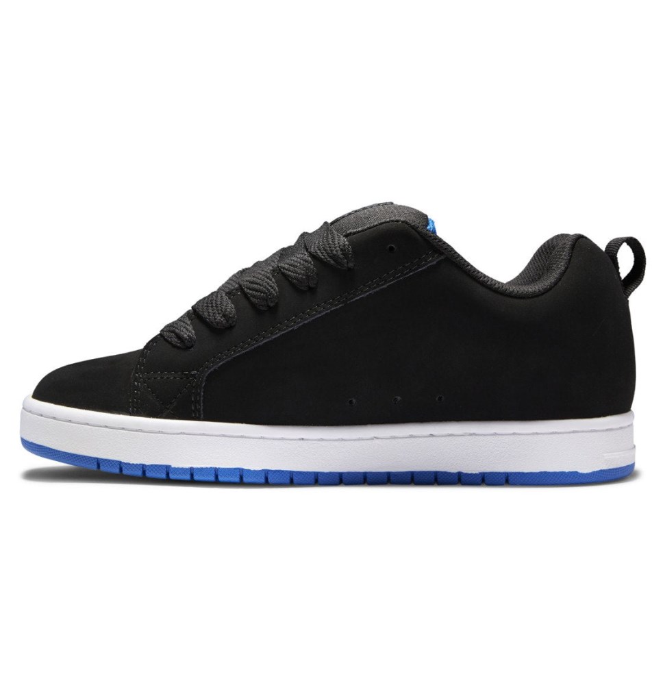 Basket DC Shoes France Court Graffik Noir Grise Bleu Homme | PVF-2112821