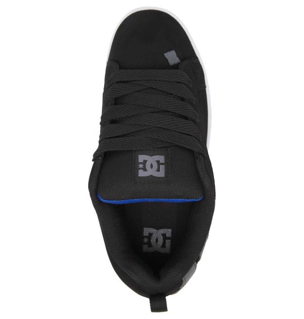 Basket DC Shoes France Court Graffik Noir Grise Bleu Homme | PVF-2112821