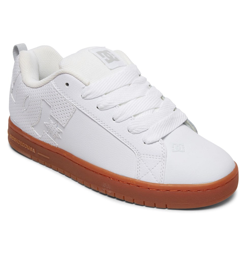 Basket DC Shoes France Court Graffik Blanche Homme | MFU-8638947