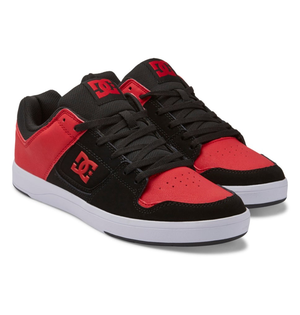 Basket DC Shoes France Cure Noir Rouge Noir Homme | EUR-7402116