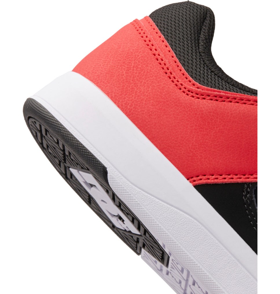 Basket DC Shoes France Cure Noir Rouge Noir Homme | EUR-7402116