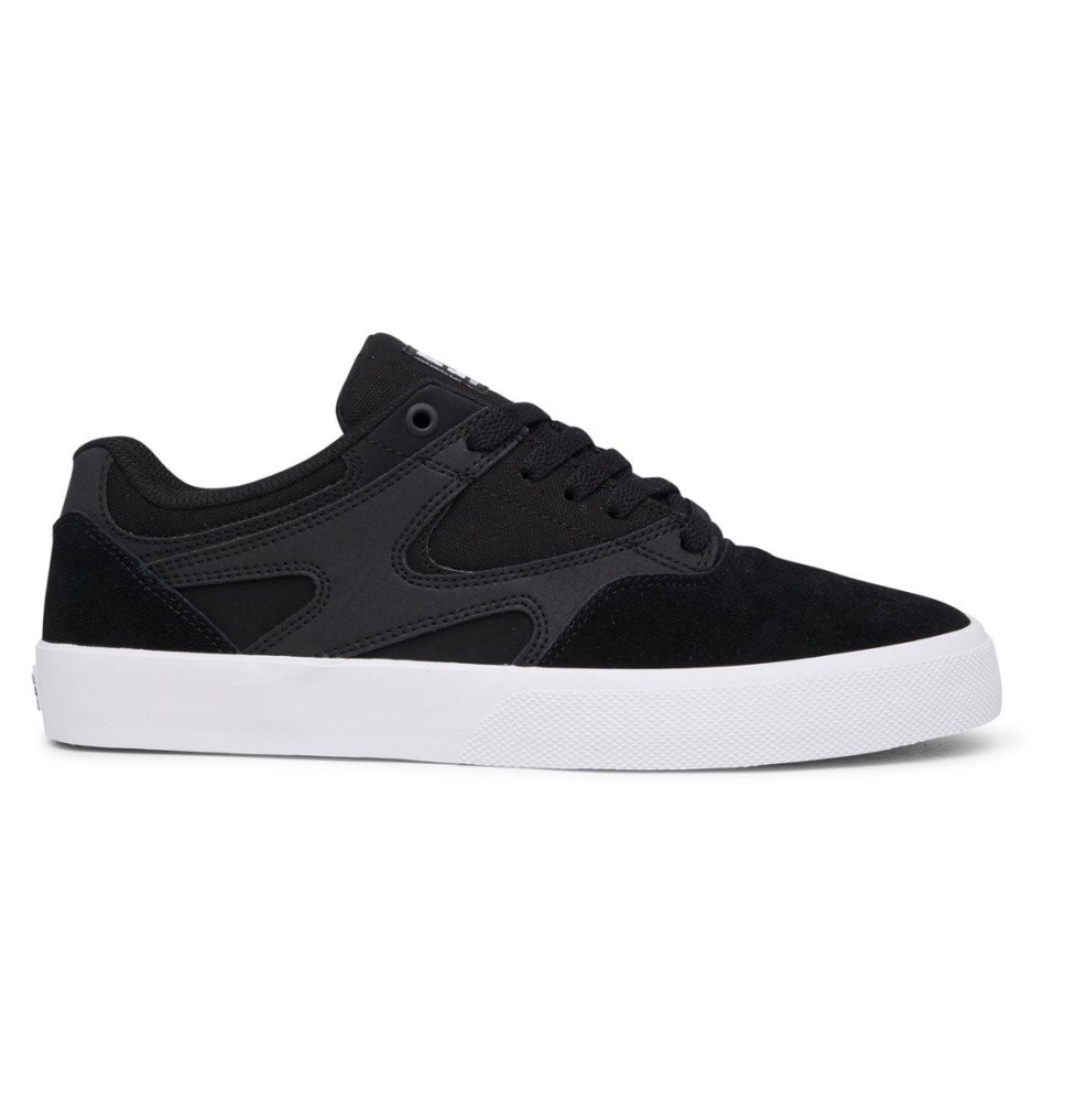 Basket DC Shoes France Kalis Vulc Noir Blanche Homme | WEH-8693378