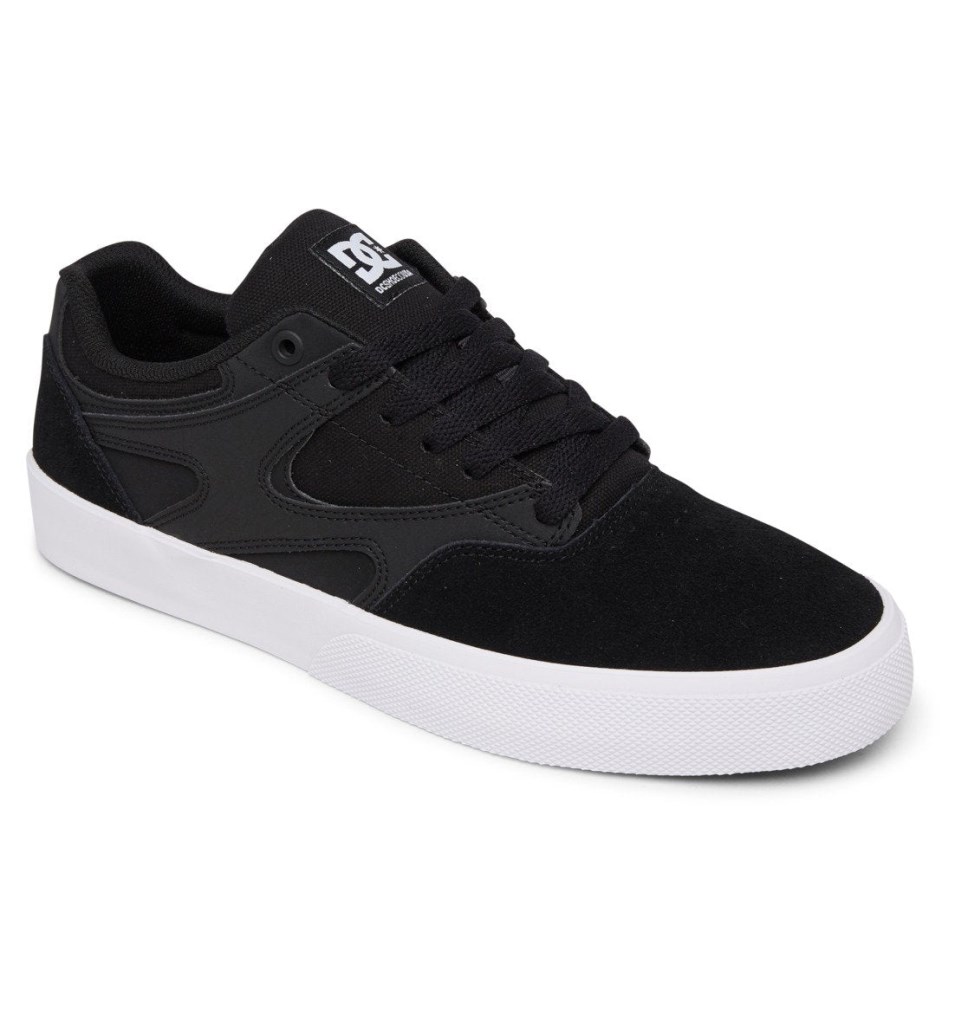 Basket DC Shoes France Kalis Vulc Noir Blanche Homme | WEH-8693378