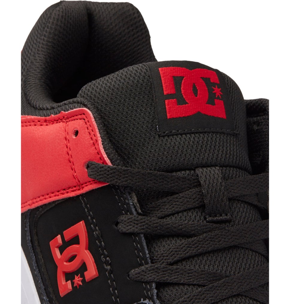 Basket DC Shoes France Cure Noir Rouge Noir Homme | EUR-7402116