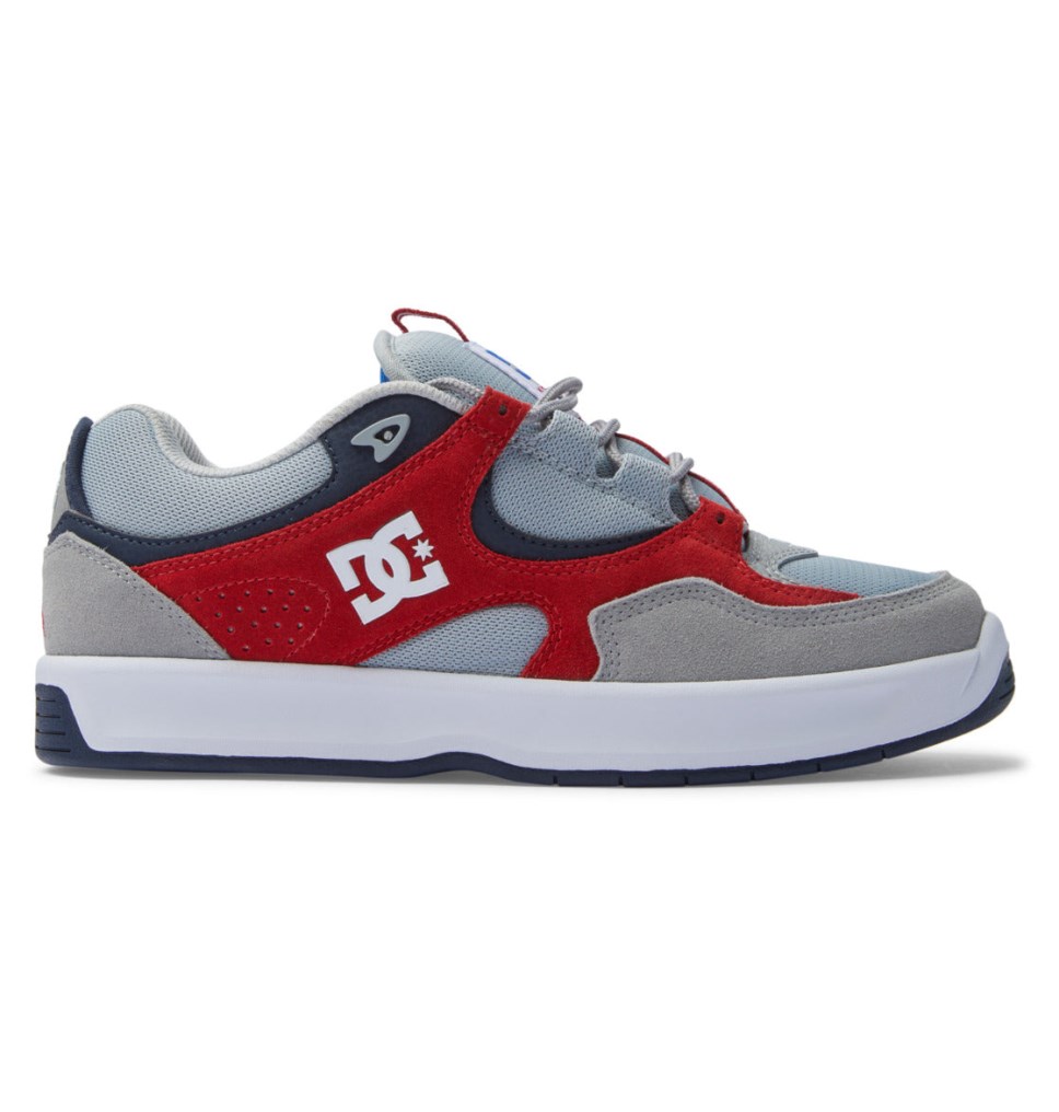 Chaussure Skate DC Shoes France Kalynx Zero S Grise Rouge Homme | PSJ-7192925