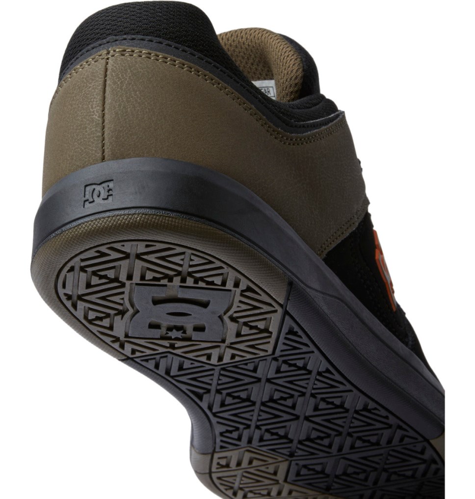 Basket DC Shoes France Cure Noir Vert Olive Homme | HKH-3251563