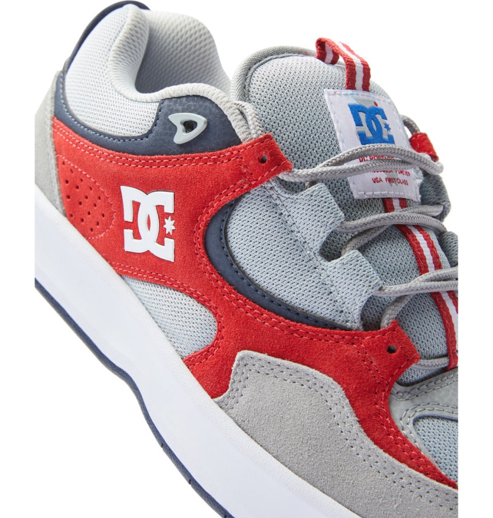 Chaussure Skate DC Shoes France Kalynx Zero S Grise Rouge Homme | PSJ-7192925