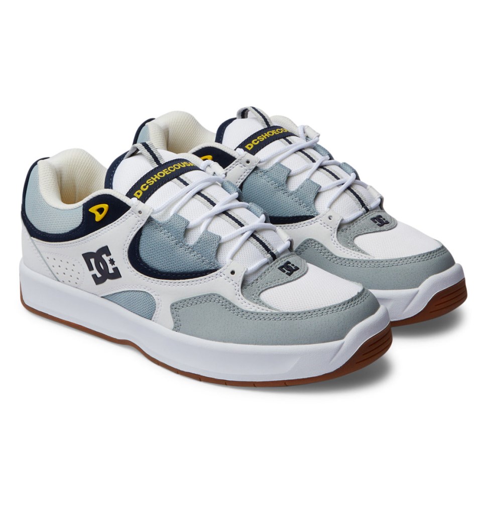 Basket DC Shoes France Kalynx Zero Blanche Grise Homme | VUJ-9801450