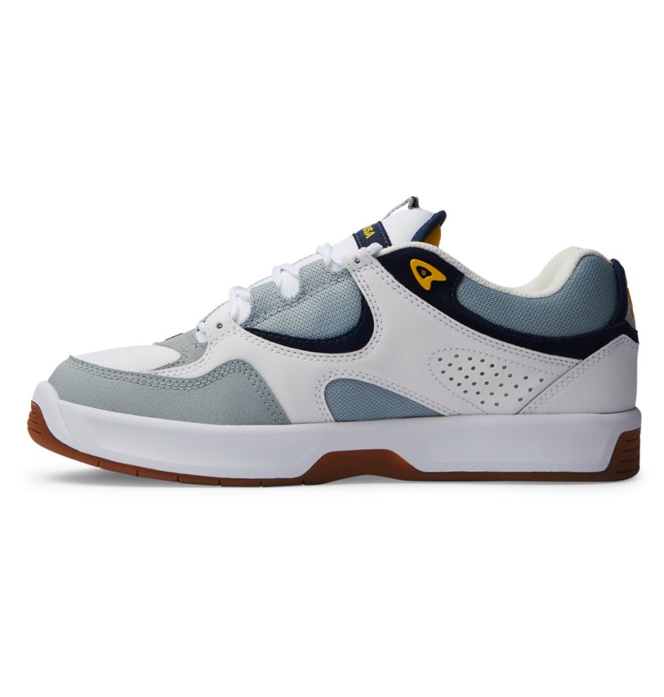 Basket DC Shoes France Kalynx Zero Blanche Grise Homme | VUJ-9801450