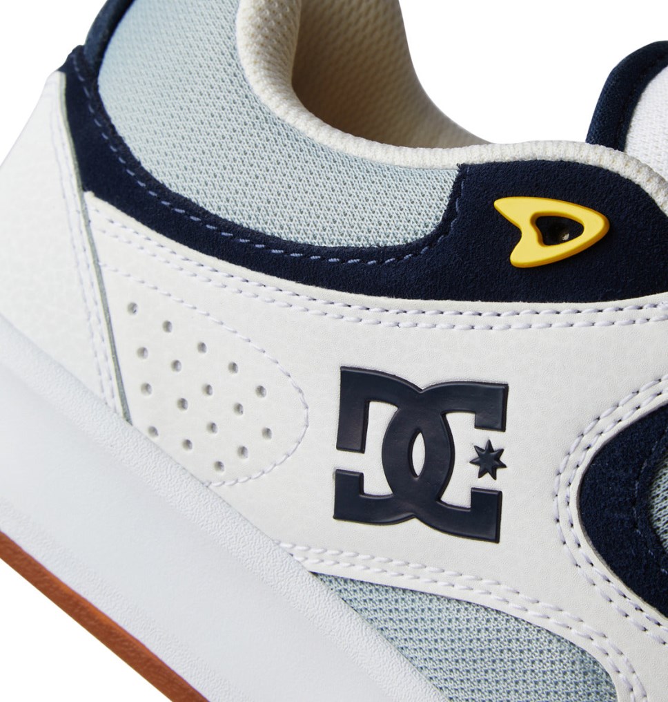 Basket DC Shoes France Kalynx Zero Blanche Grise Homme | VUJ-9801450