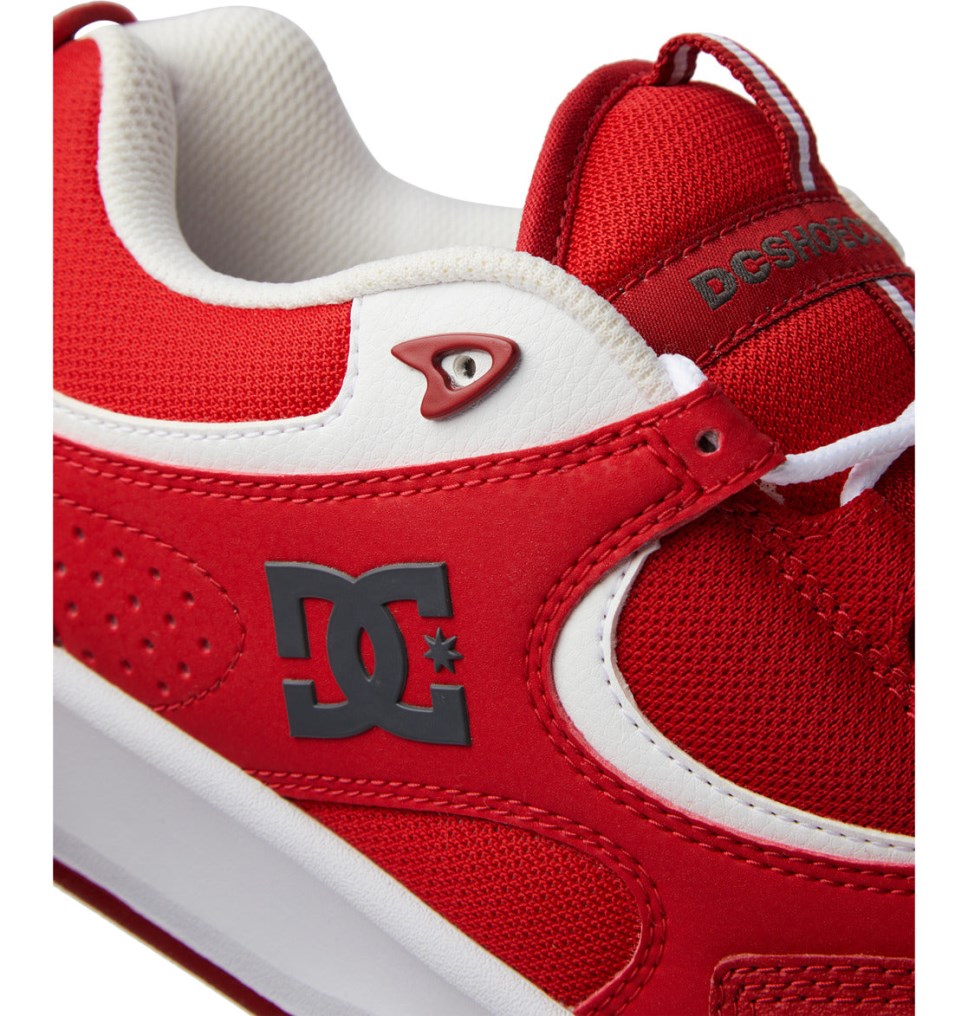 Basket DC Shoes France Kalynx Zero Rouge Blanche Homme | NNP-7423727