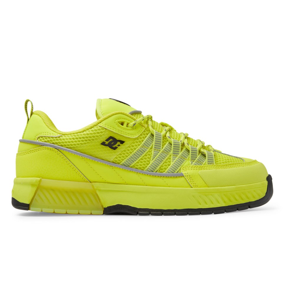 Chaussure Skate DC Shoes France Lucien Vert Jaune Homme | BBN-8980686