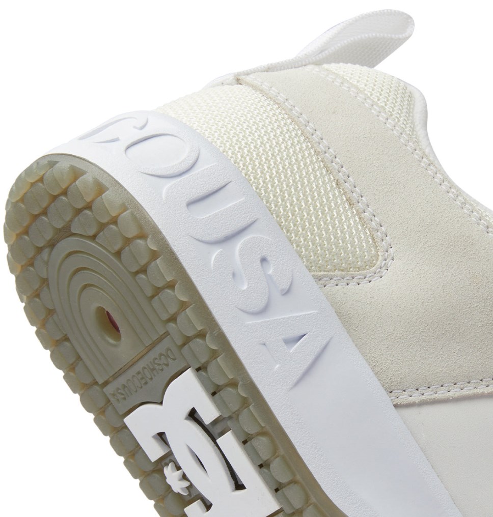 Chaussure Skate DC Shoes France Lynx OG Blanche Grise Homme | IAG-2269490