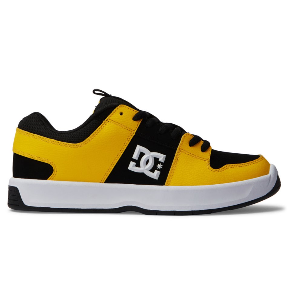 Basket DC Shoes France Lynx Zero Blanche Noir Jaune Homme | HFH-0860214