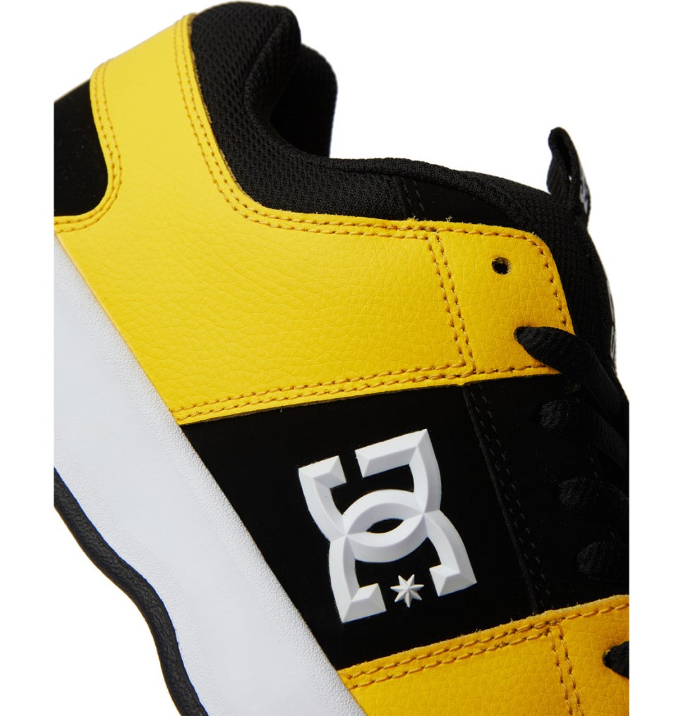 Basket DC Shoes France Lynx Zero Blanche Noir Jaune Homme | HFH-0860214