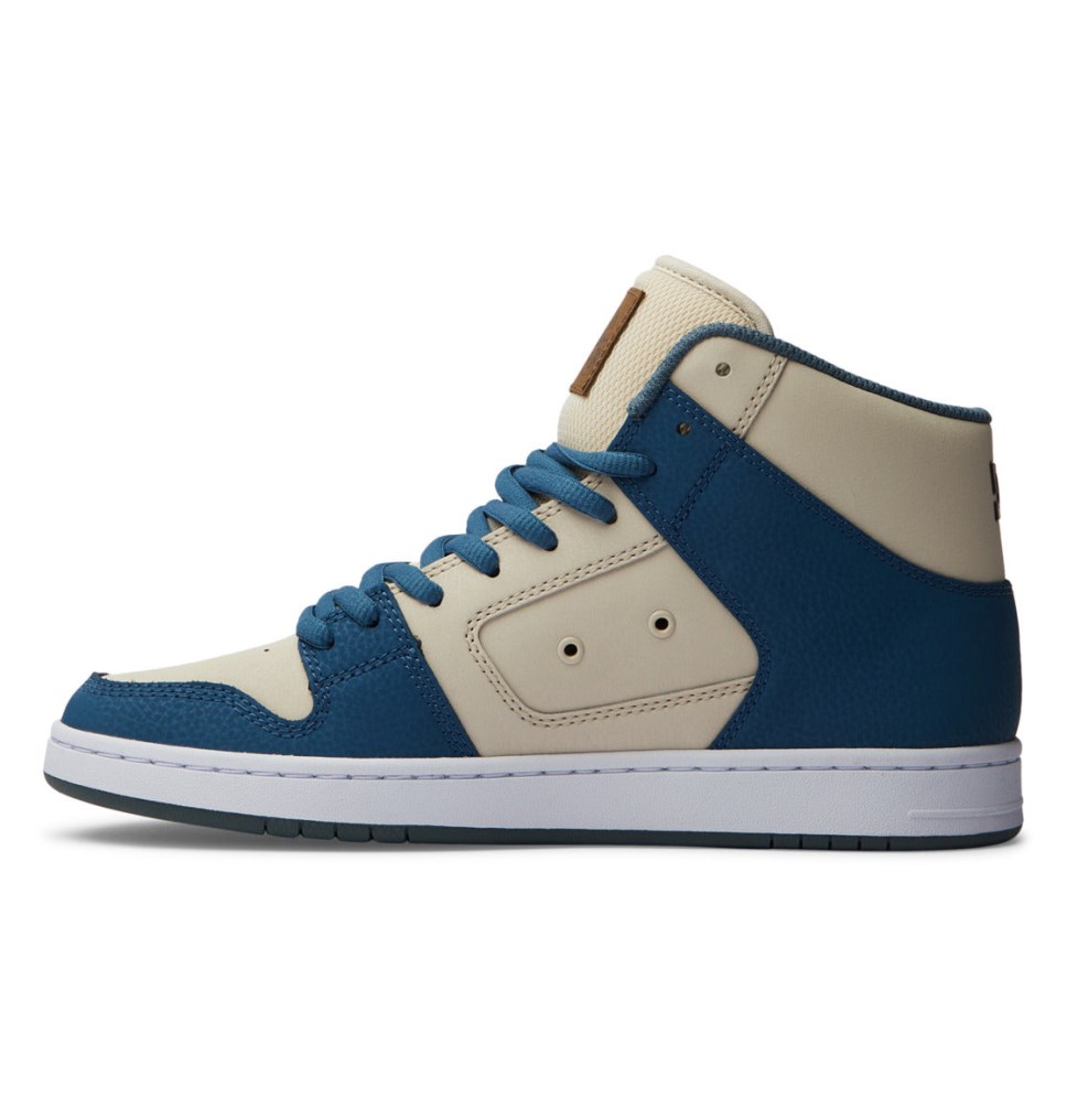 Basket DC Shoes France Manteca 4 HI Grise Bleu Blanche Homme | WJH-1443848