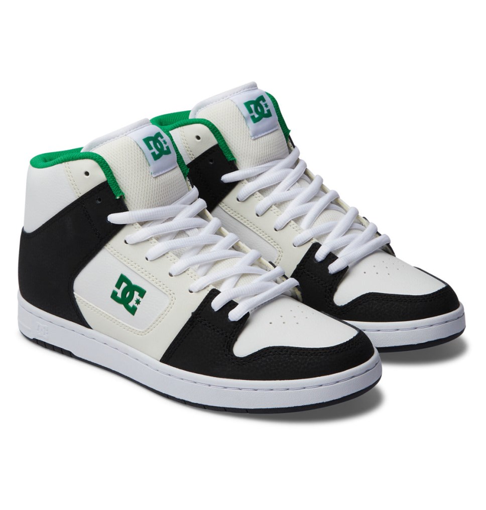 Basket DC Shoes France Manteca 4 HI Noir Blanche Vert Homme | NRH-5418686