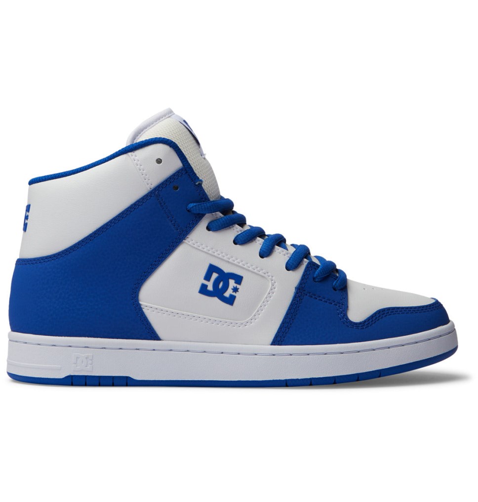 Basket DC Shoes France Manteca 4 HI Bleu Blanche Homme | VOX-5209671