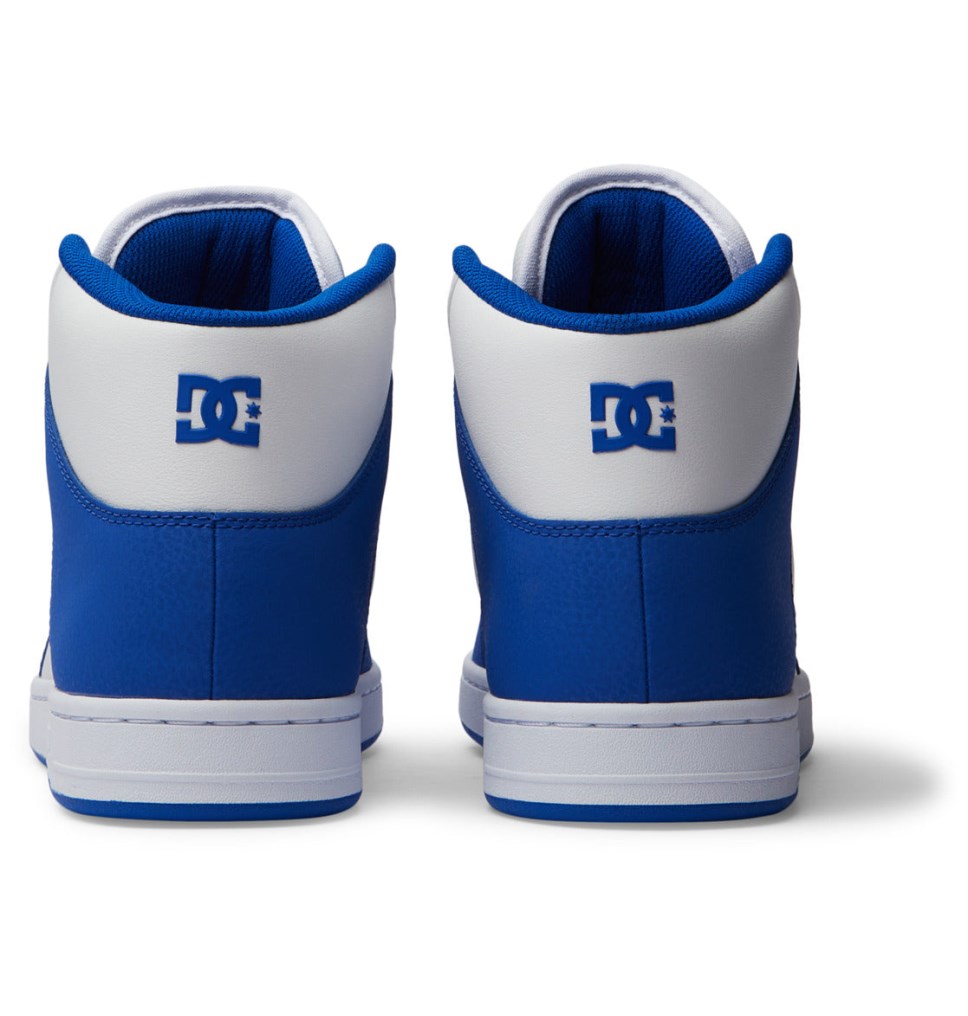 Basket DC Shoes France Manteca 4 HI Bleu Blanche Homme | VOX-5209671