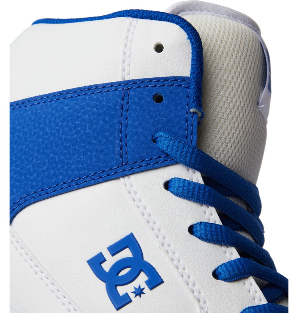 Basket DC Shoes France Manteca 4 HI Bleu Blanche Homme | VOX-5209671