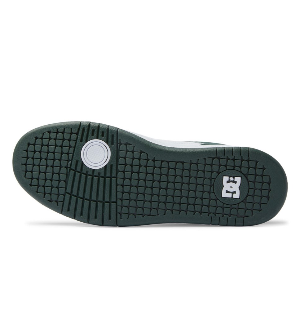 Basket DC Shoes France Manteca 4 HI Blanche Vert Olive Foncé Homme | KBG-5163936