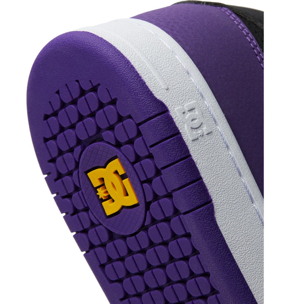 Basket DC Shoes France Manteca 4 Noir Violette Orange Homme | AHM-0928592