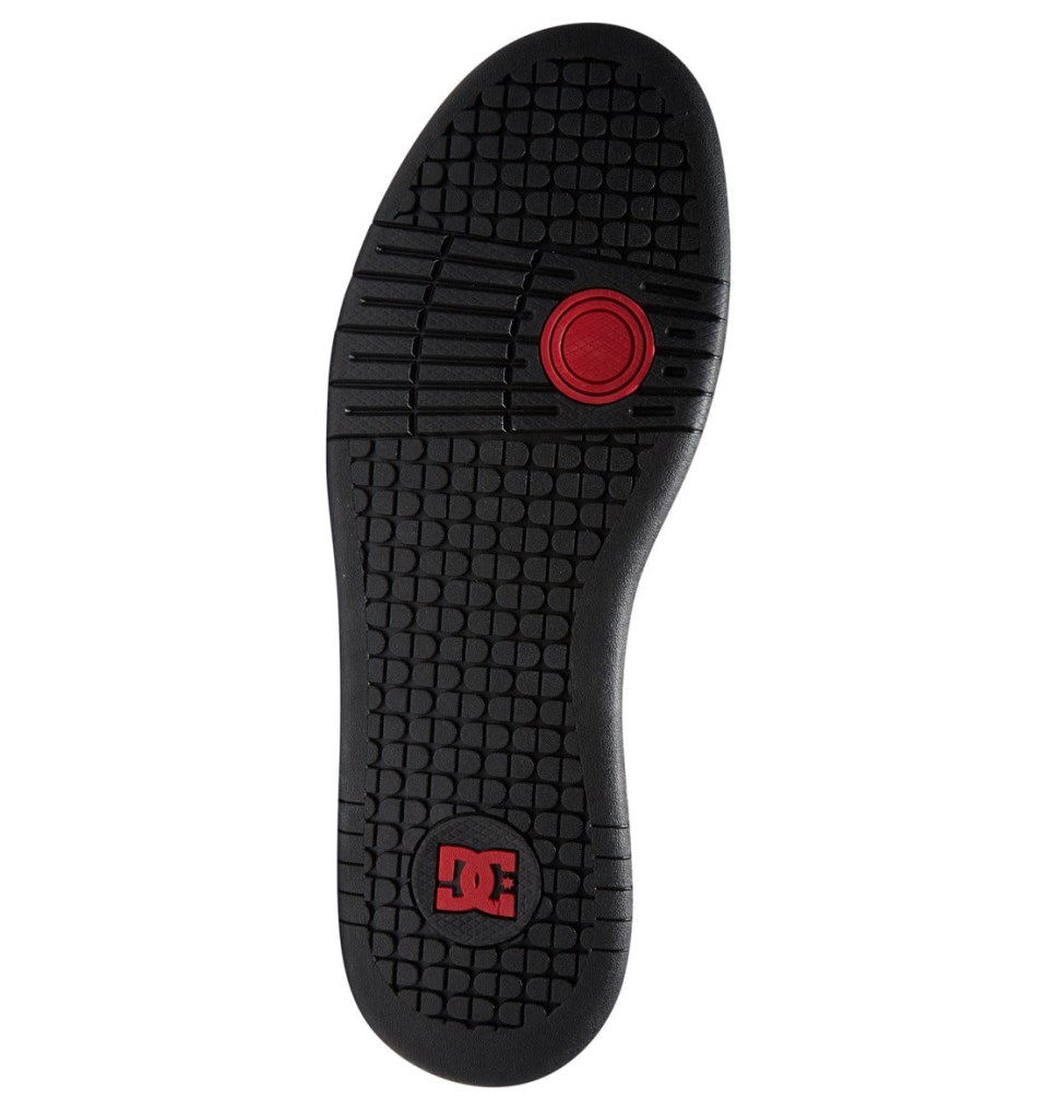 Basket DC Shoes France Manteca 4 Noir Rouge Homme | WGE-8146880