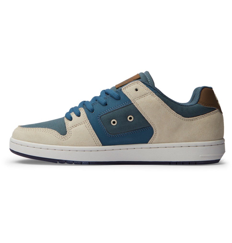 Basket DC Shoes France Manteca 4 Grise Bleu Blanche Homme | CRM-9605294