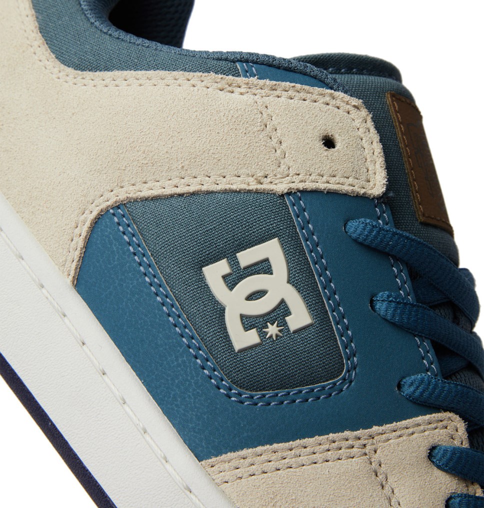 Basket DC Shoes France Manteca 4 Grise Bleu Blanche Homme | CRM-9605294