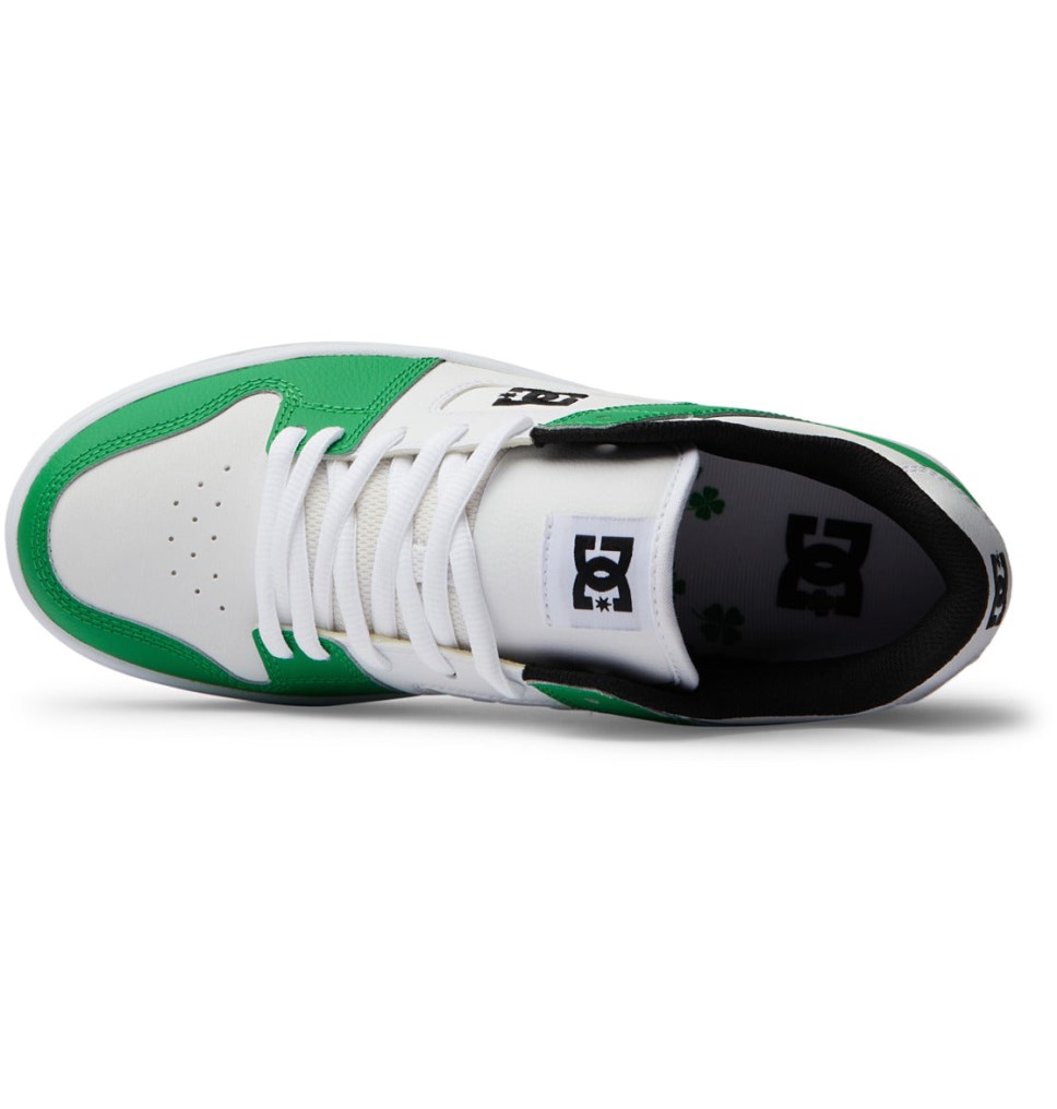 Basket DC Shoes France Manteca 4 Vert Blanche Jaune Homme | VCC-5997152