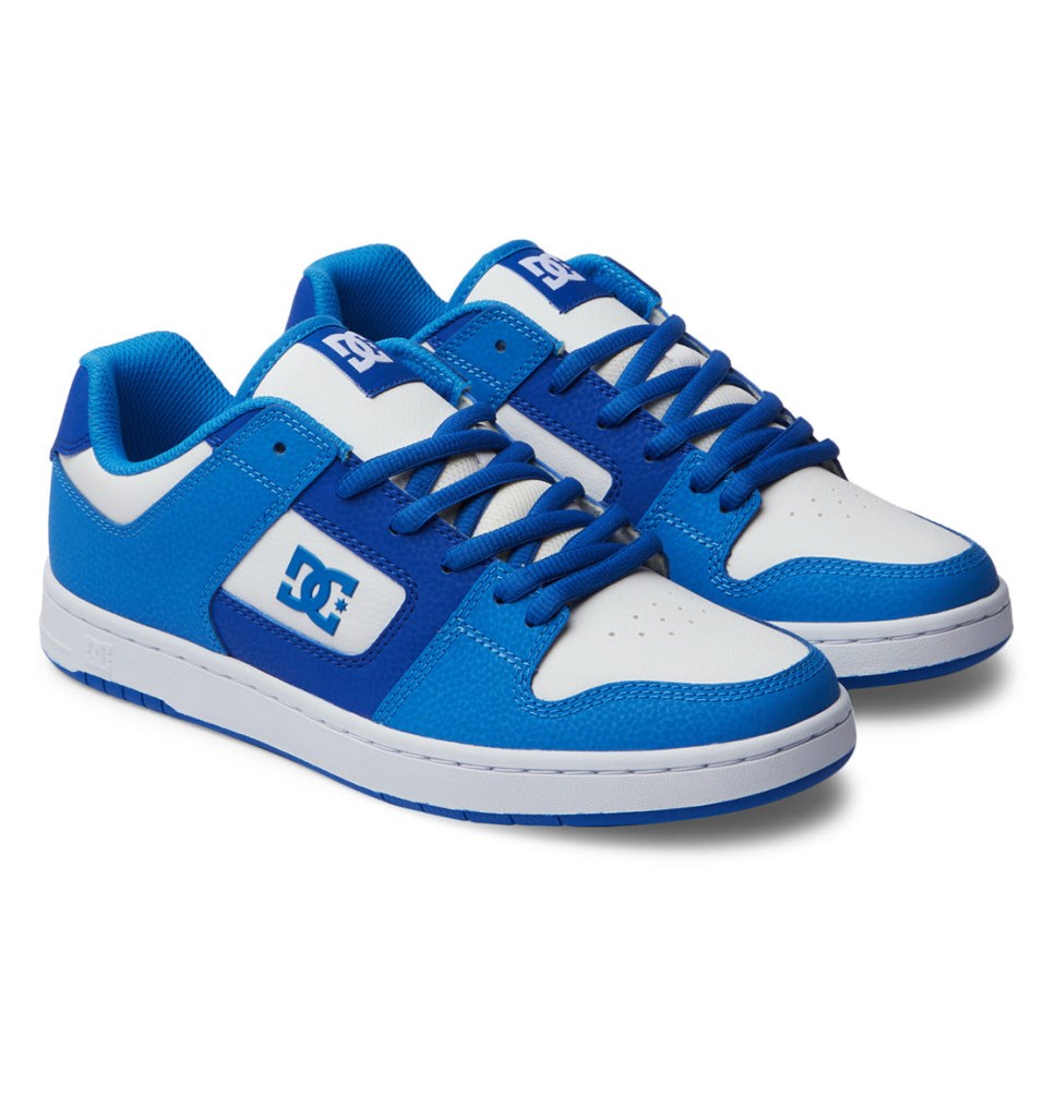 Basket DC Shoes France Manteca 4 Bleu Blanche Homme | HDF-4888031